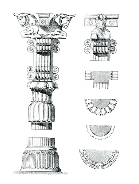 Persepolis - Persepolis Column Design (1851-54)
