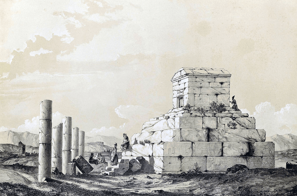 Ancient Tombs - Tomb of Cyrus the Great (1851)